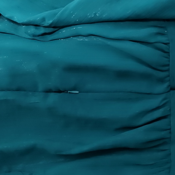 Jessica Simpson Womens Amella Slit-Sleeve Dress . Ocean Depths XS - Picture 10 of 12